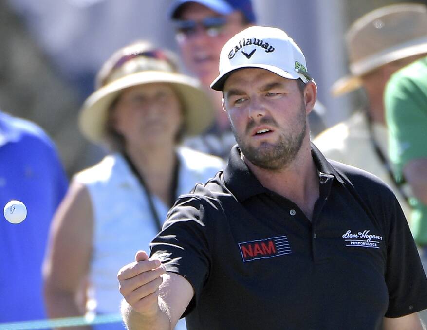 Good year: Marc Leishman has produced his best year in golf's four majors. Picture: AP Photo/Phelan M. Ebenhack