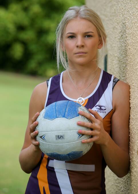 FOCUSED: Defender Carly Watson and her Port Fairy teammates are ready for the next chapter of their netball journeys. Picture: Rob Gunstone