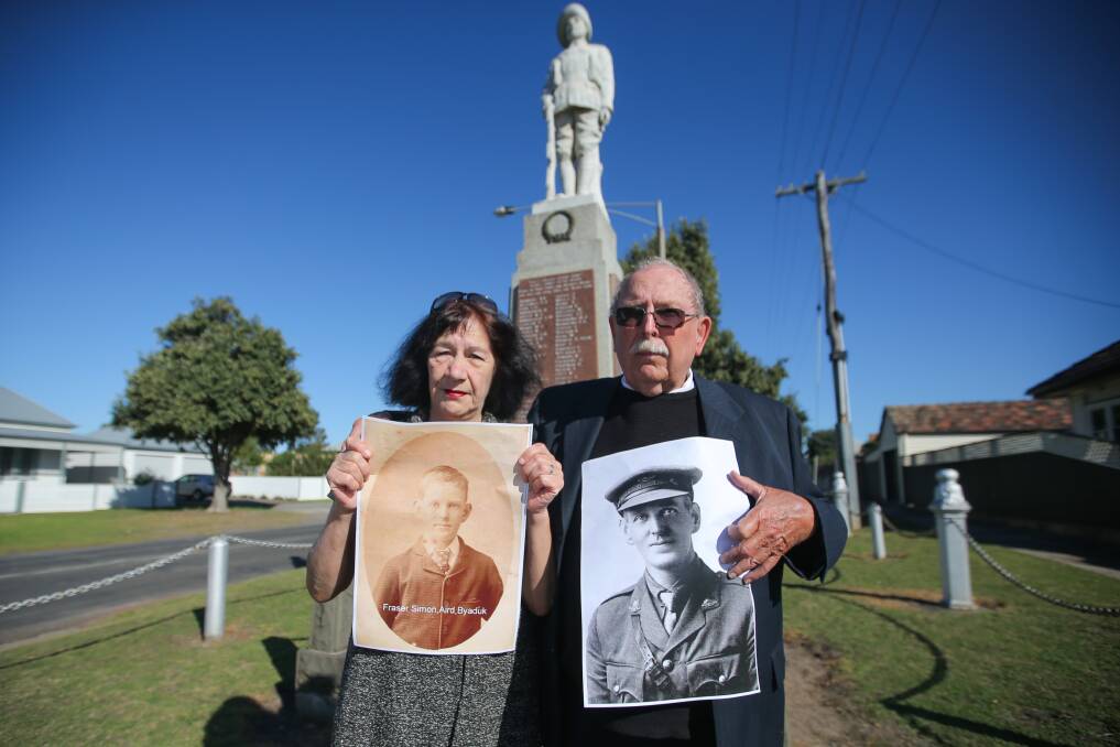 Respect: Port Fairy's Maria and Max Cameron want the resting place of Australian soldiers, including Mr Cameron's great uncle, protected from development.