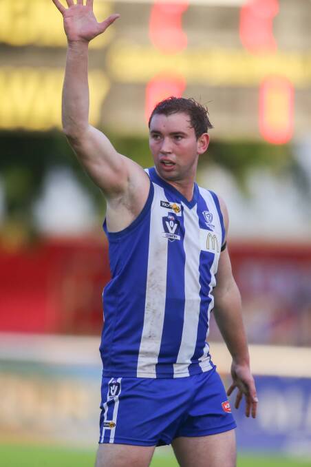 Hamilton ruckman Jack Hickey was a casualty in Tuesday night's clash with Portland. Picture: Amy Paton