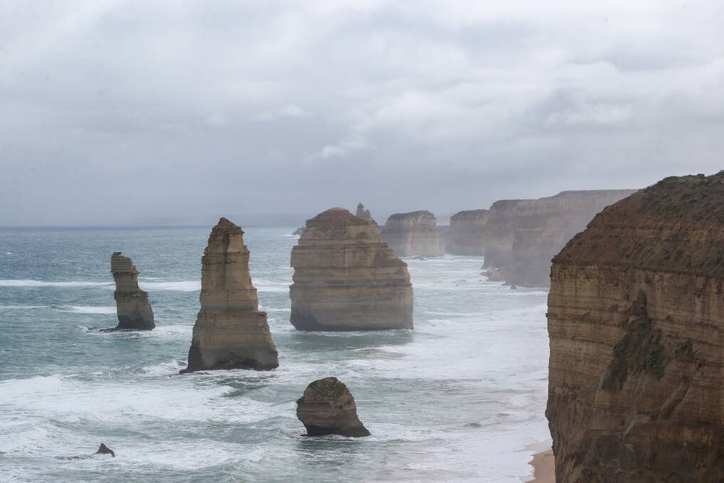 The Twelve Apostles on the Great Ocean Road. Picture: Amy Paton