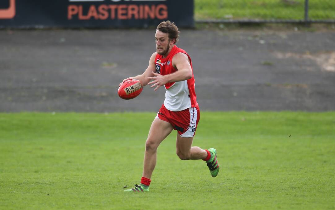 YEAR OVER: A knee injury has ended the season of South Warrnambool star Josh Saunders. The former St Kilda onballer sustained the injury on Saturday against Camperdown.
