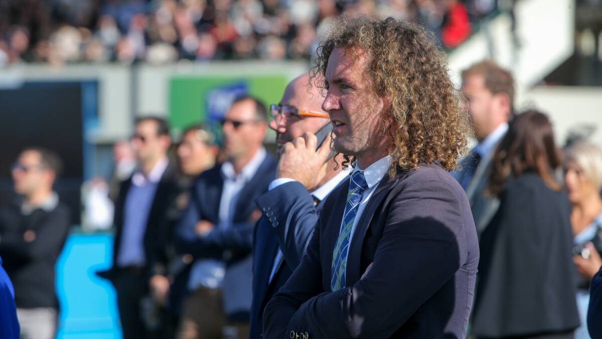 RUNNER SIDELINED: Trainer Ciaron Maher, pictured at Warrnambool's May Racing Carnival, says Jameka's Caulfield Cup defence is over with the star mare ruled out of  racing this spring.