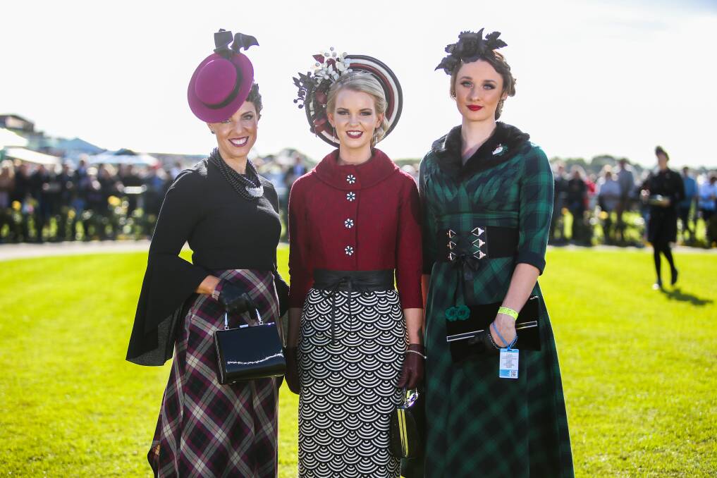 ALL OUT: Warrnambool's May Racing Carnival draws thousands of punters, and it's the biggest week of the year for staff at The Standard. Fashions on the Field winners at this year's carnival were Sabrina Neave, Leah Habel and Carolyn Koster. 
