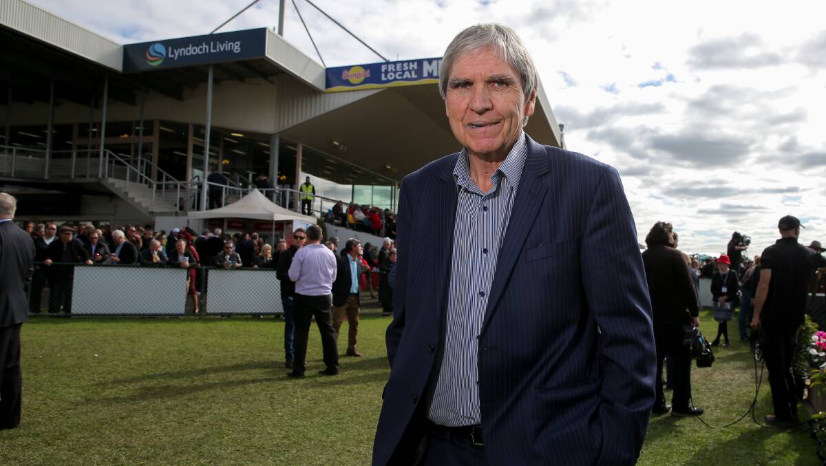 ALL SMILES: Peter McKenna attended the May Racing Carnival for the first time this year. Picture: Rob Gunstone