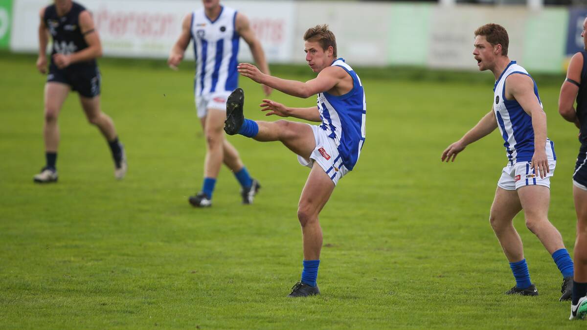 OUCH: Tom Feely hurt his hamstring against Warrnambool on Saturday.