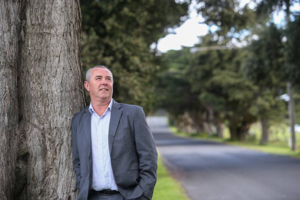 Moyne Shire director of physical services Trev Greenberger said a second arborist's report has confirmed the need to remove James Street's aging cypress trees. Picture: Amy Paton