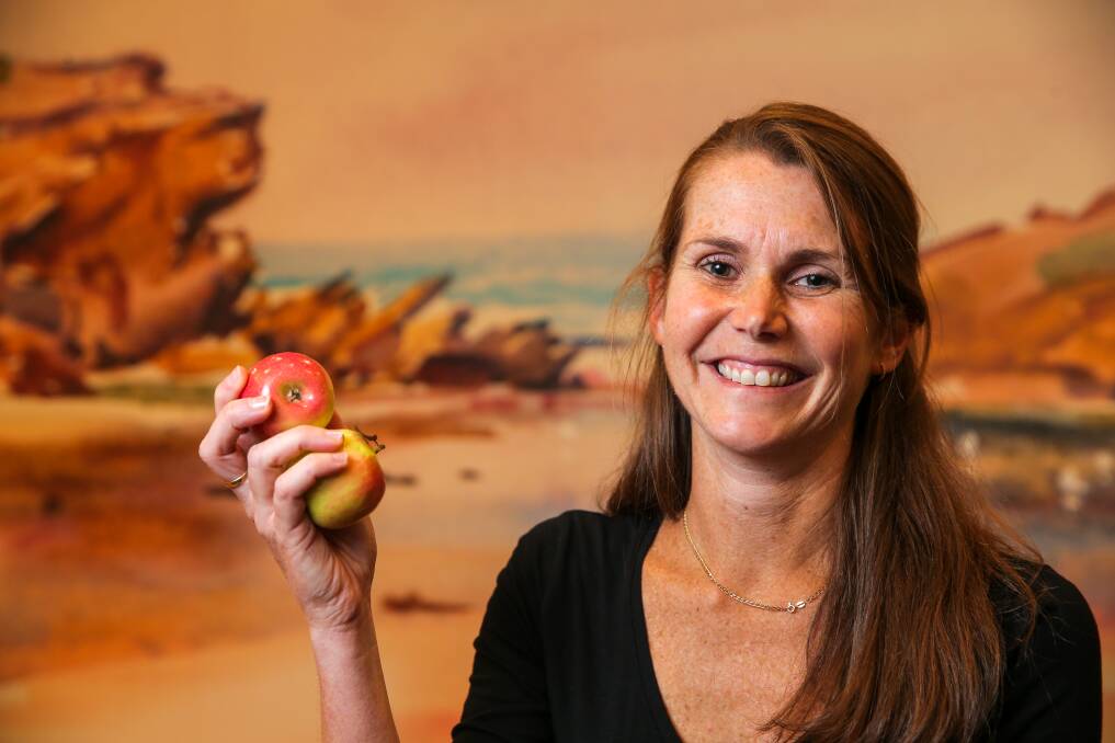 Dietitian Ruth Walker from the Middle Island Medical Clinic, is conducting nutrition sessions to help people with their food choices. Picture: Rob Gunstone
