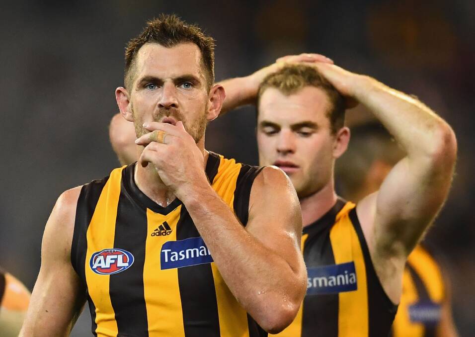 THE END IS NEAR: Hawthorn superstar and Colac export Luke Hodge has announced he will retire from AFL football at the end of the season. Picture: Getty Images