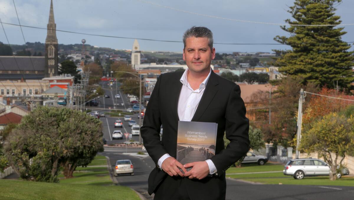 New prize: Warrnambool City Council economic development and investment manager Shaun Miller. Picture: Rob Gunstone