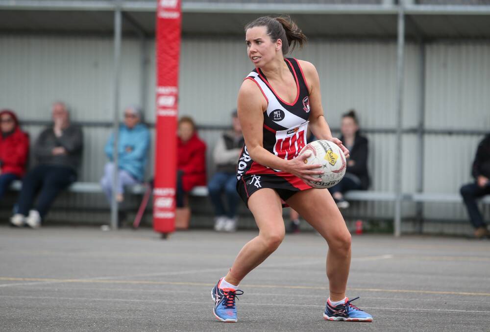 GAME ON: Koroit mid-courter Emily-Rose Finnigan says Port Fairy has improved since their first clash earlier in the season. Picture: Amy Paton