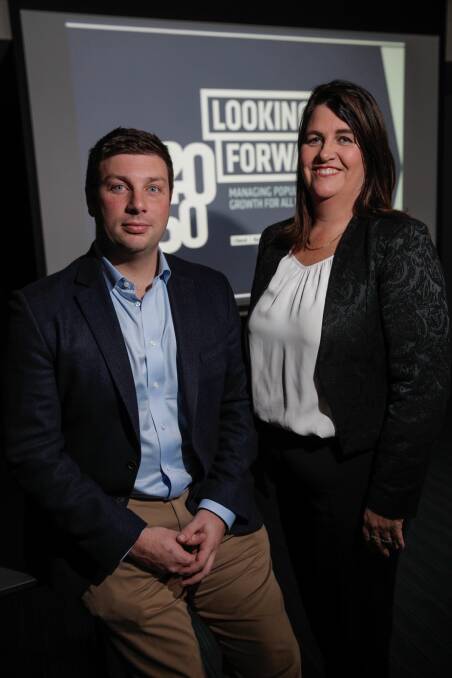 Looking ahead: Opposition MPs Tim Smith and Roma Britnell hosted a meeting examining the future of the south-west in a growing state. Picture: Rob Gunstone
