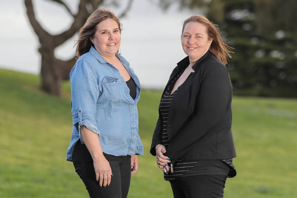 Stepping up: Jodie Lewis and Rebecca Ross are organising a trivia night to raise money to find treatments for Motor Neurone Disease after being personally affected by it. Picture: Morgan Hancock