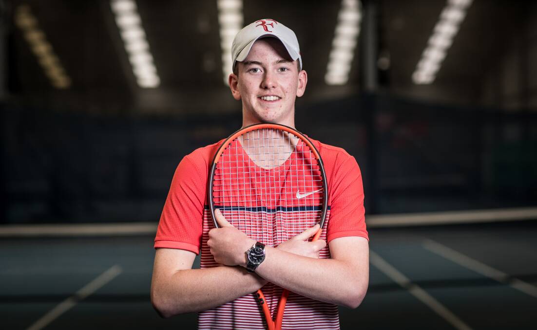 South-west tennis player Patrick Drake is in strong form going into the inter-regional country competition on Friday. Picture: Christine Ansorge