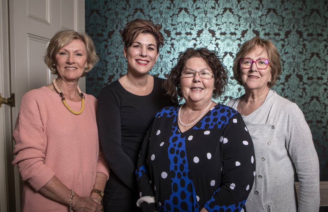 Fund-raising: Jenni Coutts, Sue Cassidy, Carolyn Monaghan and Glenys Phillpot are organising an event for The Lookout, a proposed residential drug rehabilitation facility in Warrnambool. Picture: Christine Ansorge