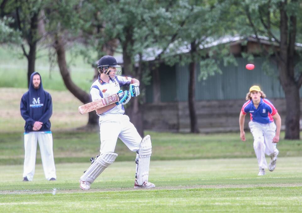 BIG STAGE: Mortlake teenager Isaac Wareham is chasing his first South West Cricket division one premiership. He has cemented his spot in the Cats' best side this season. Picture: Christine Ansorge