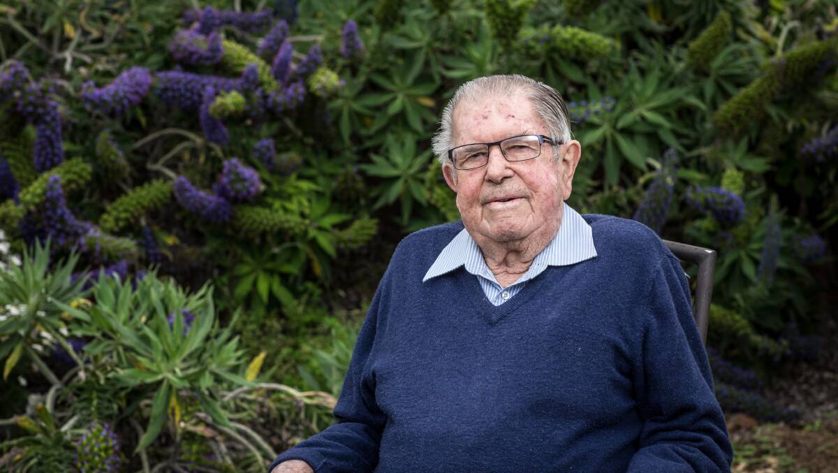 Reflection: Warrnambool's Eric Williams served in Darwin and Timor during World War II. Picture: Christine Ansorge