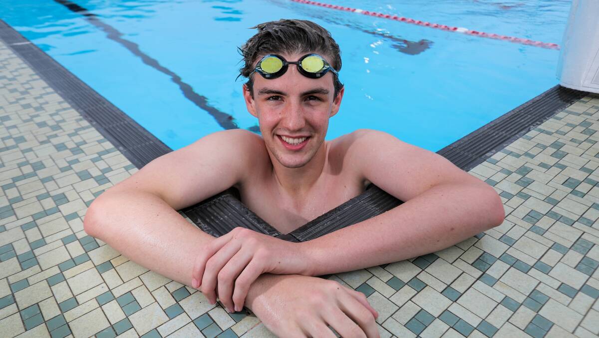 MAKING A SPLASH: Hamilton's Sebastian Christie-Crane, 16, performed exceptionally well at the Pacific School Games in Adelaide. Picture: Rob Gunstone
