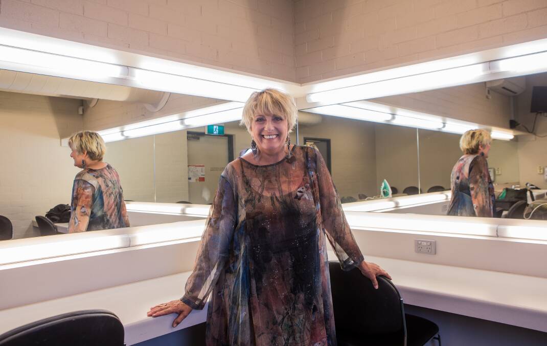 BIG NAME: Singer, actress and entertainer Debra Byrne performed at the launch of the Warrnambool Lighthouse Theatre 2018 program on Thursday evening.  Picture: Christine Ansorge