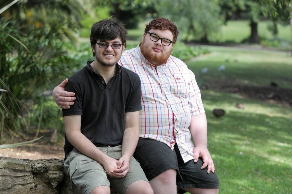 YOUNG LOVE: Same-sex couple Ben Shaw and Connor Ovenden will be among the first to marry in the south-west on January 9, 2018. Picture: Rob Gunstone