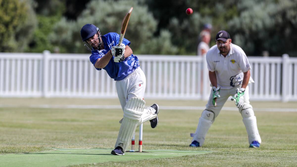 COOL CAT: Hawksdale hero James North chipped in nicely with the bat and then kept his cool under pressure with the ball. Picture: Rob Gunstone