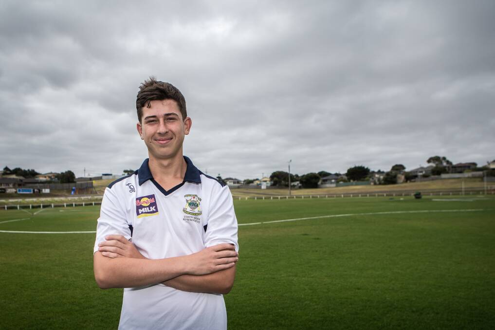 TIGER'S TIME: Merrivale cricketer Jack Holley is excited to play representative cricket at Warrnambool under 17 country week. Picture: Christine Ansorge
