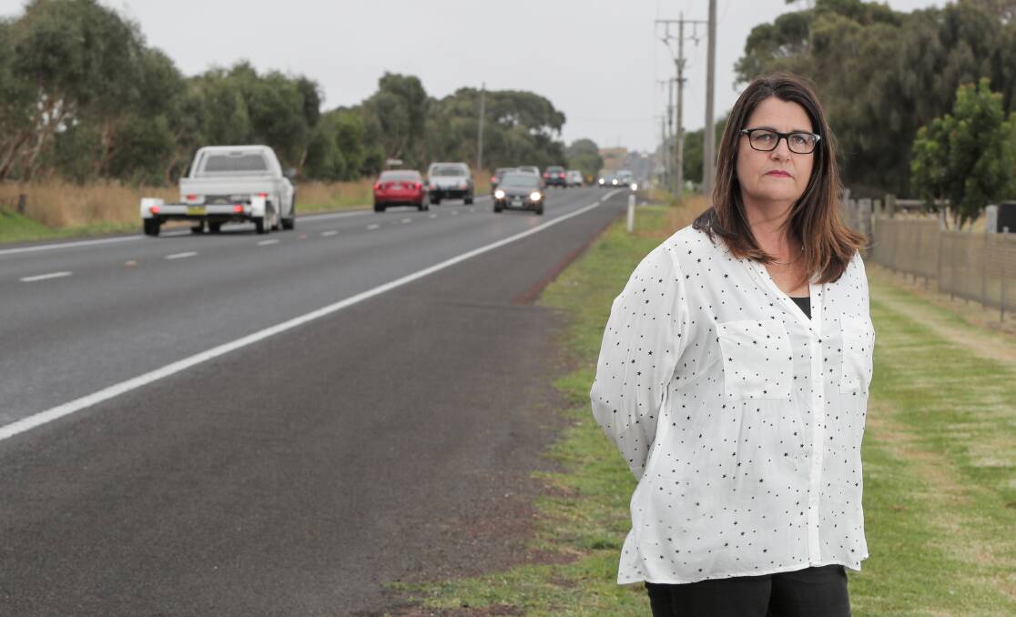 Ugrade needed: Member for South West Coast Roma Brittnell is part of a bipartisan push by local politicians for an upgrade of the 'mad mile' section of the Princes Highway between Tower Hill and Illowa. Picture: Rob Gunstone