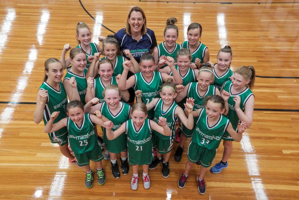 QUEEN OF THE KIDS: Warrnambool Mermaids junior girls basketball coach Kate Sewell has received a local achiever nod in recent Australia Day awards. Picture: Rob Gunstone