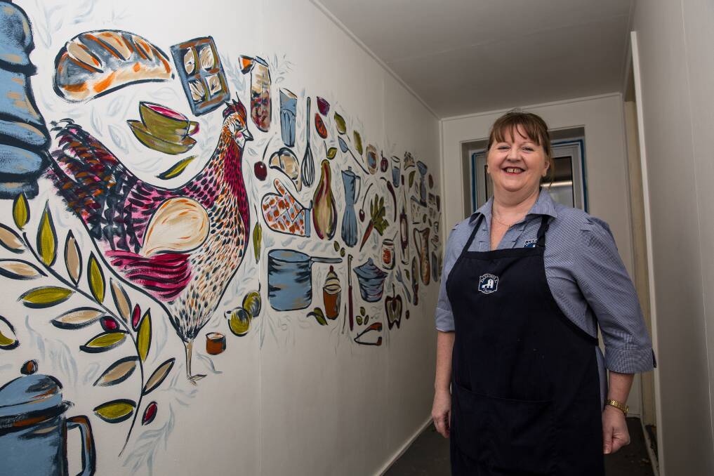 READY: Darriwill Farm owner Lisa Pitkethly has opened the rear entrance to her shop to allow customer access during stage two of the city centre renewal works. Picture: Christine Ansorge