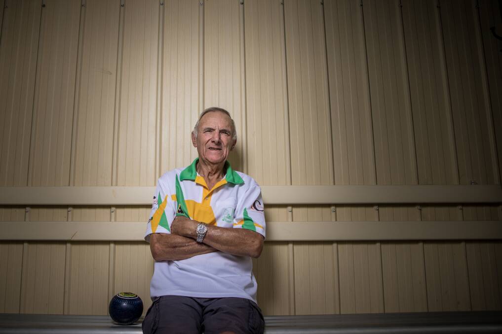 BATTLING ON: Terang lawn bowler Allan Kidd, who has cancer, will play in a Western District Bowls Division semi-final on Saturday. Picture: Christine Ansorge