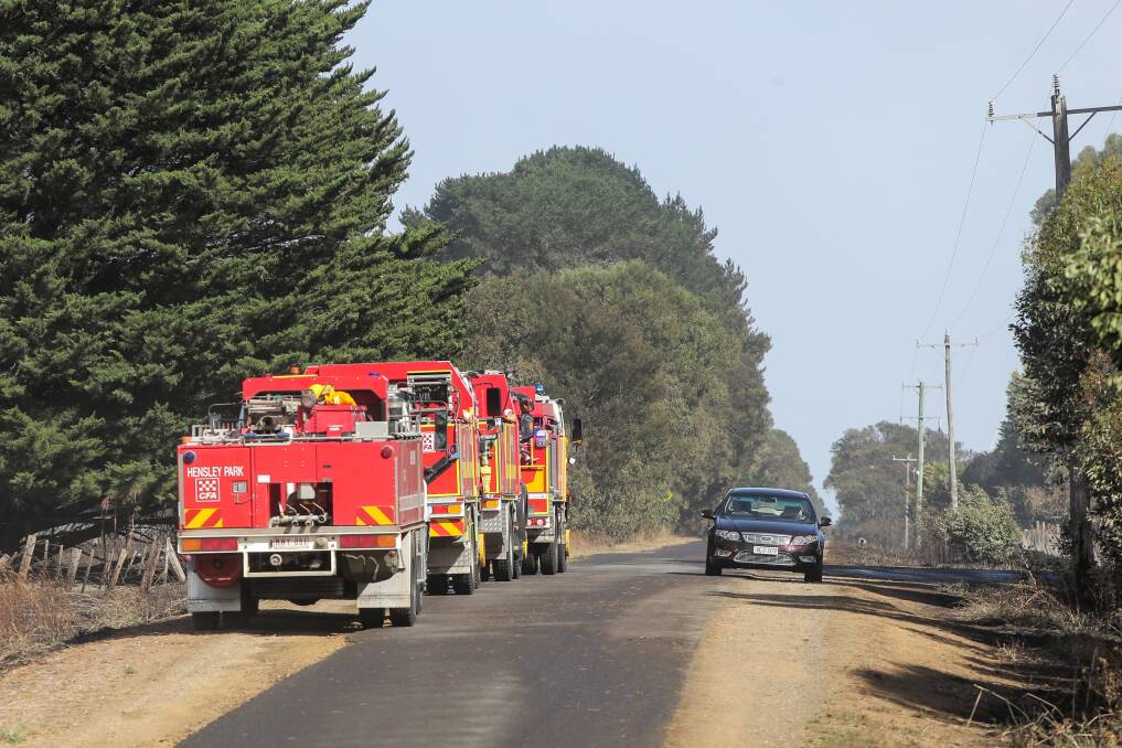 Fires at Hawkesdale. Picture: Rob Gunstone