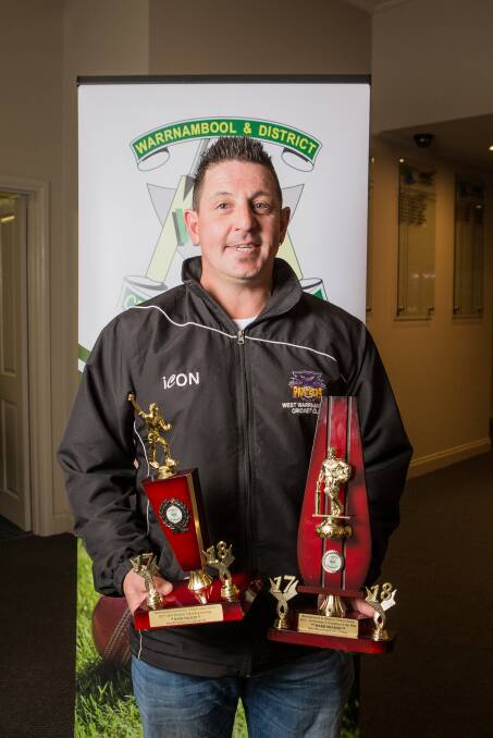 WHAT A YEAR: Division two cricketer of the year and bowling average winner, West Warrnambool's Mark McLean.
