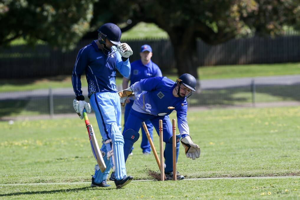 SAFE HANDS: Brierly-Christ Church wicket keeper Zavier Mungean has earned a late call-up to the Western Waves' under 18 team. Picture: Michael Chambers