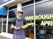 Baker Will Jane at the new Jane Dough store on Warrnambool's Raglan Parade. Picture by Anthony Brady