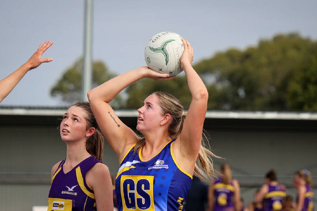Chelsea Quinn has been a valuable addition to North Warrnambool Eagles' attack. Picture by Justine McCullagh-Beasy 