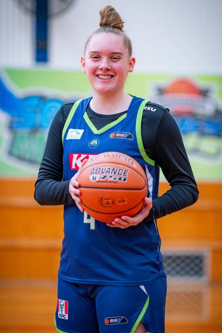 Eve Covey wants to make an impression when she gets on the court for Warrnambool Mermaids. Picture by Eddie Guerrero 