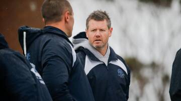 Former Warrnambool mentor Ben Parkinson is heavily involved in junior coaching across the south-west region. Picture by Anthony Brady 