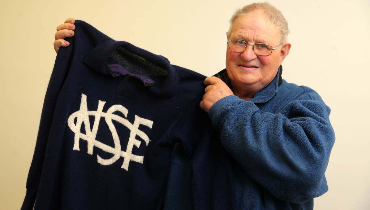 TREASURED: Les Parsons won two premierships with Nirranda South before the club merged with its neighbour. 