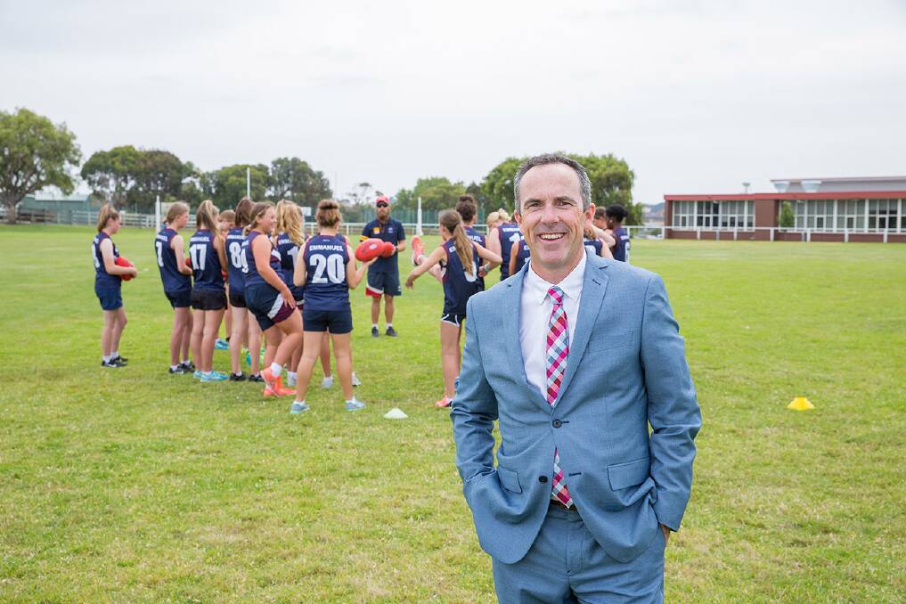 LEADER: Emmanuel College deputy principal Michael Wrigley has had a long involvement in coaching and scouting. Picture: Glen Watson