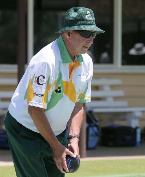 LUMINARY: Kevin Lee has won the Terang Bowls Club championship 25 times. He's also been runner-up eight times and played for Victoria on two occasions. 
