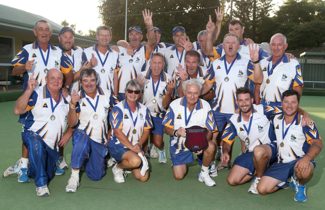 POWERHOUSE: Warrnambool Gold is hoping to add a fifth-straight Western District Bowls Division top-grade pennant flag to its collection in 2016-17. Picture: Amy Paton