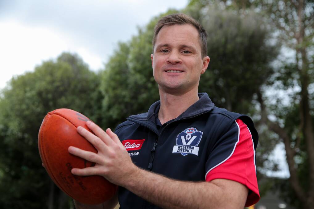 ON THE BALL: AFL Western District operations co-ordinator and Old Collegians reserves player Jason Moloney. Picture: Rob Gunstone