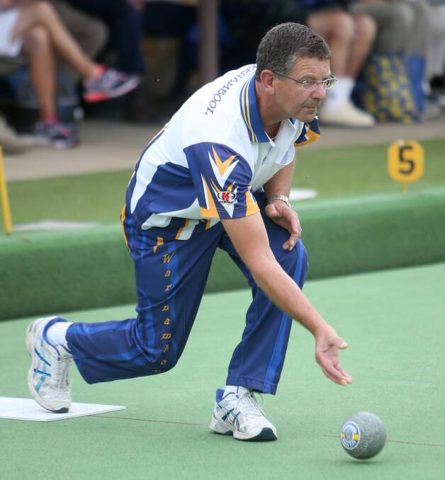 IN ACTION: Warrnambool's Peter Pangrazio sends one down. The club has long been a powerhouse of the local competition, producing many great bowlers. Picture: Amy Paton