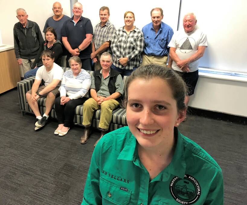 Fresh ideas: Warrnambool Agricultural Show president Rachel Alexander along with other members of the committee spent Sunday brainstorming ideas to revitalise the event in 2017 and beyond.