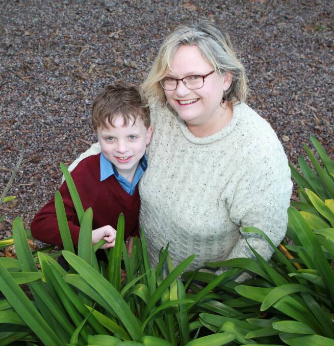Wait and see: Coral Robertson is hoping the NDIS is good for her son Fraser who is on the autism spectrum but is daunted by the change.