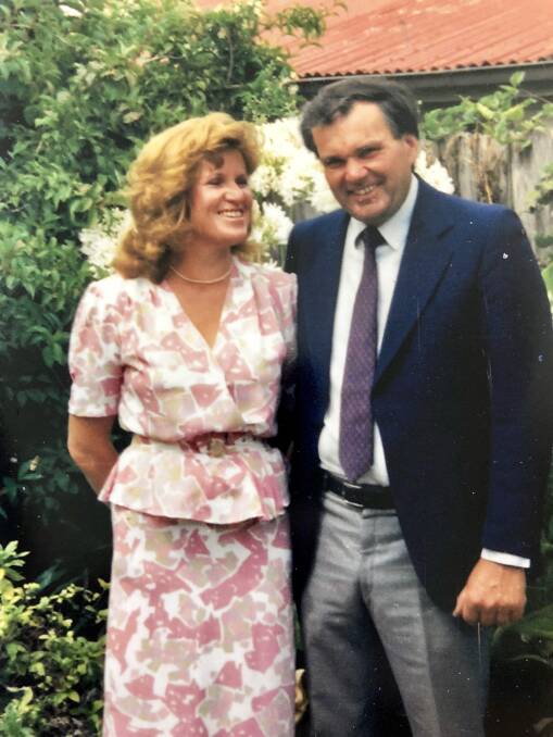Happy days: Carole Manifold with her husband Roger.