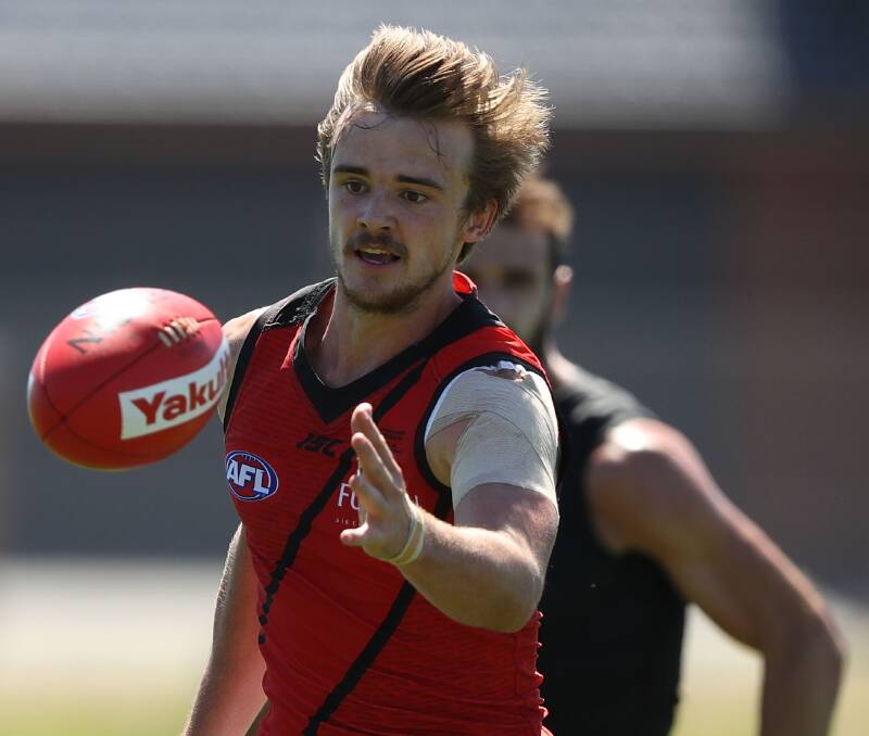 KEY COG: Koroit's Marty Gleeson is shaping for a big season with Essendon at AFL level. Picture: Getty Images