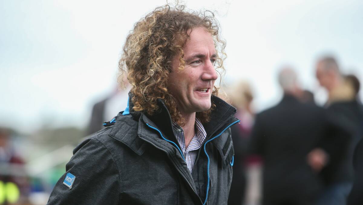 GRAND PLANS: Winslow-raised trainer Ciaron Maher is eyeing the Queensland Derby with Ruthven after an unlucky run at Morphetville. Picture: Amy Paton