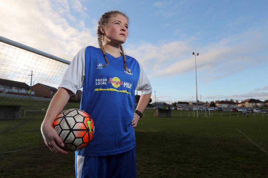LEADING THE WAY: Warrnambool captain Raya Rantall is excited about an improved standard of play in the Ballarat and District Soccer Association. 