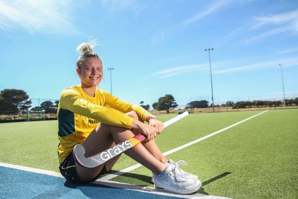 BEAT THE ODDS:
Madi Ratcliffe has 
earned a place with
the Hockeyroos for
next year.
Picture: Amy Paton